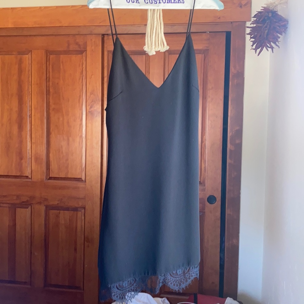 Black cocktail dress